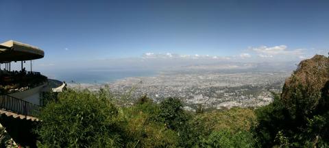 view from up high on the hills